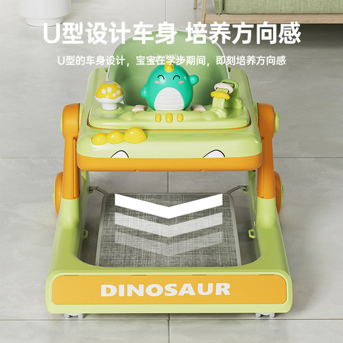 Baby Walker Anti-O Leg Design Multifunction Anti-Tip Seat for Girls and Boys Three-in-One Push Cart New Model