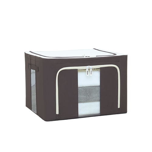 Manufacturer wholesale thickened Oxford cloth box organizer's special 66-liter waterproof and moisture-proof folding storage box