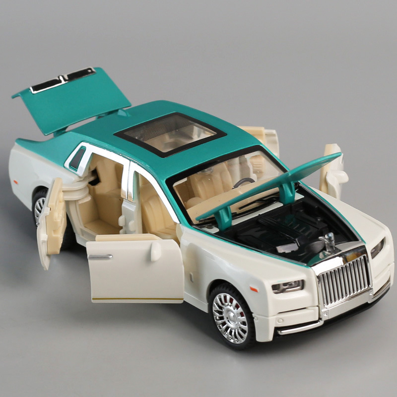 Open the Door and the Phantom Car Model Comes to Life, Children's Inertia Toy Car for Boys, Baby Simulation Sound and Light Car 3