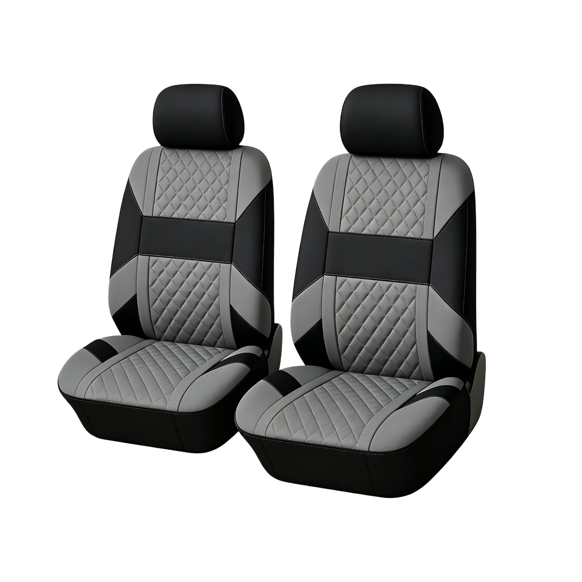Manufacturer's universal car seat cover 3D horizontal stripe diamond pattern 9-piece set for five seats, suitable for cross-border e-commerce platforms like TEMU and Amazon