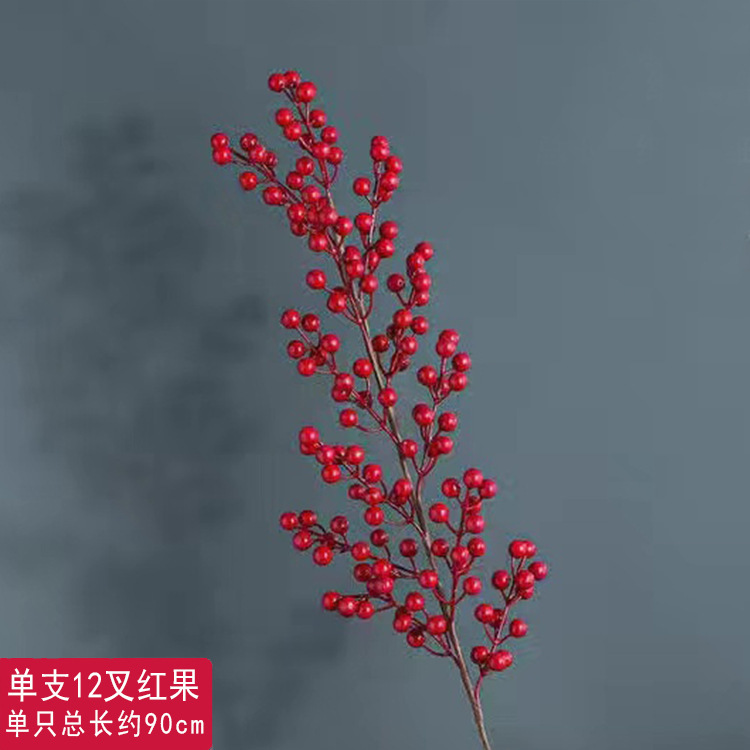 12 포크 붉은 과일