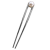 Metal accessory, hairgrip, Chinese hairpin, European style, simple and elegant design