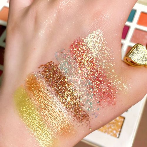 ErshiQi 42-Color Cream Lover Eyeshadow Palette Matte Pearlescent Sequins Fine Sparkling Brightening Versatile Eyeshadow
