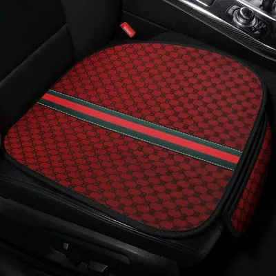 Cushion Summer Three-Piece Set, No-Tie Linen, Seat cushion, seat cover - brick-red-lower-seat