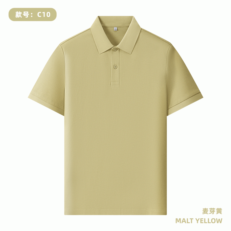 220g 40pcs 100% seda larga camisa de algodón polo personalizada logotipo publicidad camisa cultural impresión de ropa de trabajo
