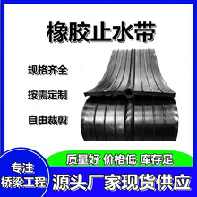 橡胶止水带中埋式651型300钢边可卸遇水膨胀背贴外贴预埋建筑水利