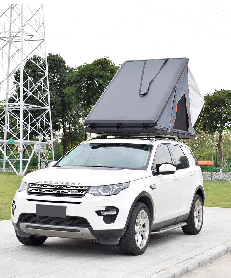Wholesale Outdoor Camping Waterproof and Windproof Car Tent Suv Car Camping Aluminum Alloy Triangular Roof Quick Setup