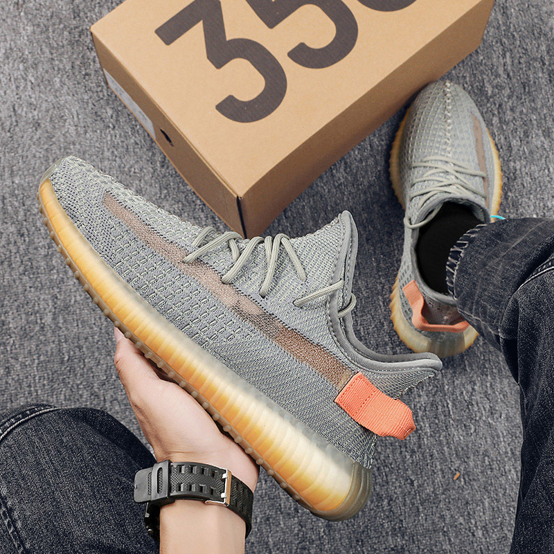 BASF Zapatos de coco verdaderos 350 llenos de Sky Star sitio web oficial de la tienda insignia gris naranja para hombres y mujeres, nuevo modelo en Putian