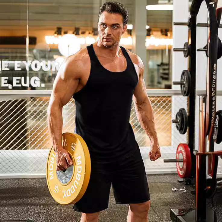 Camiseta de Tirantes Deportiva para Entrenamiento de Hombre de Poliéster para Deportes image 3
