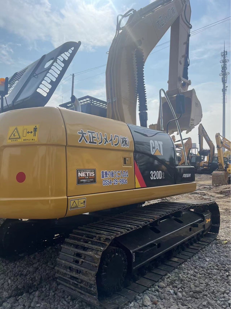 Declaración de comercio exterior Qingguan Kat323 Excavadora 320D 323D 325D 330D Máquina de compra