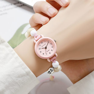 (Wholesale), beaded bracelet, quartz woven women's watch, simple and elegant design