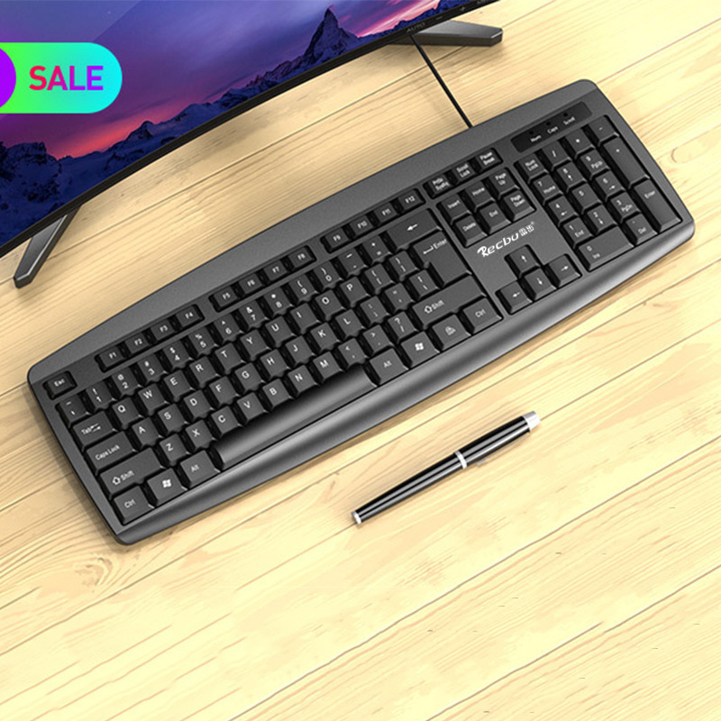 Leibu USB wired mute keyboard business office desktop computer staff wired keyboard spot manufacturers wholesale