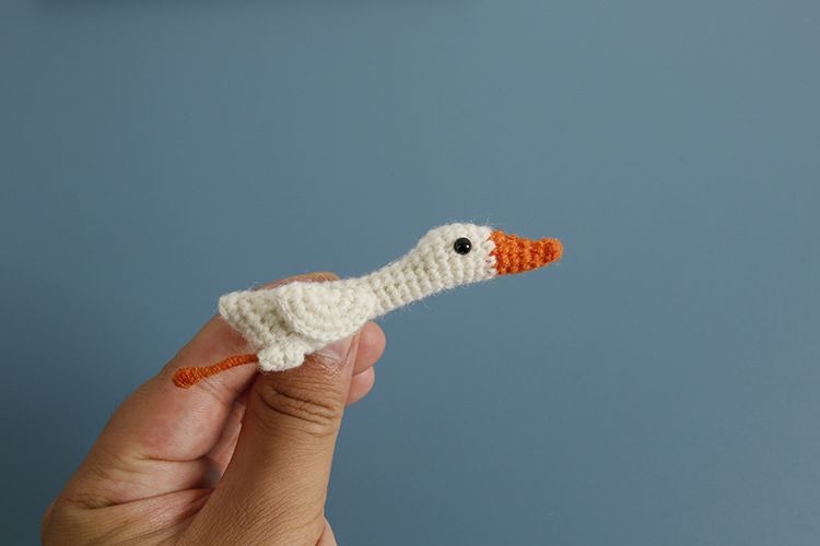 1 Piece Quantity Daily Occasion Cute Pin Goose Yarn Knitting Women's Brooches 1 Piece