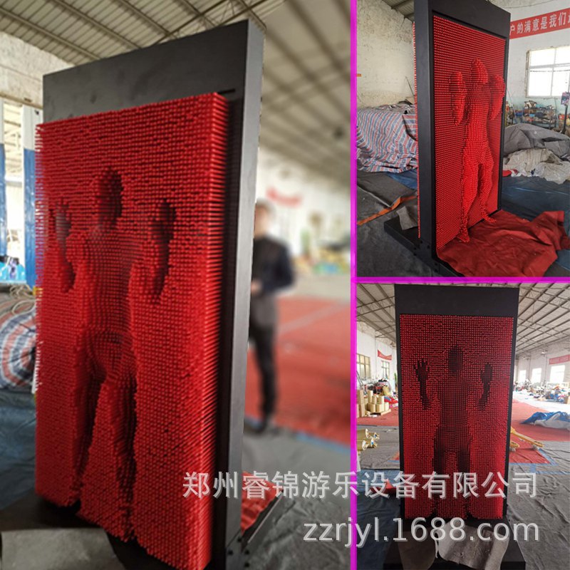 3D needle carving