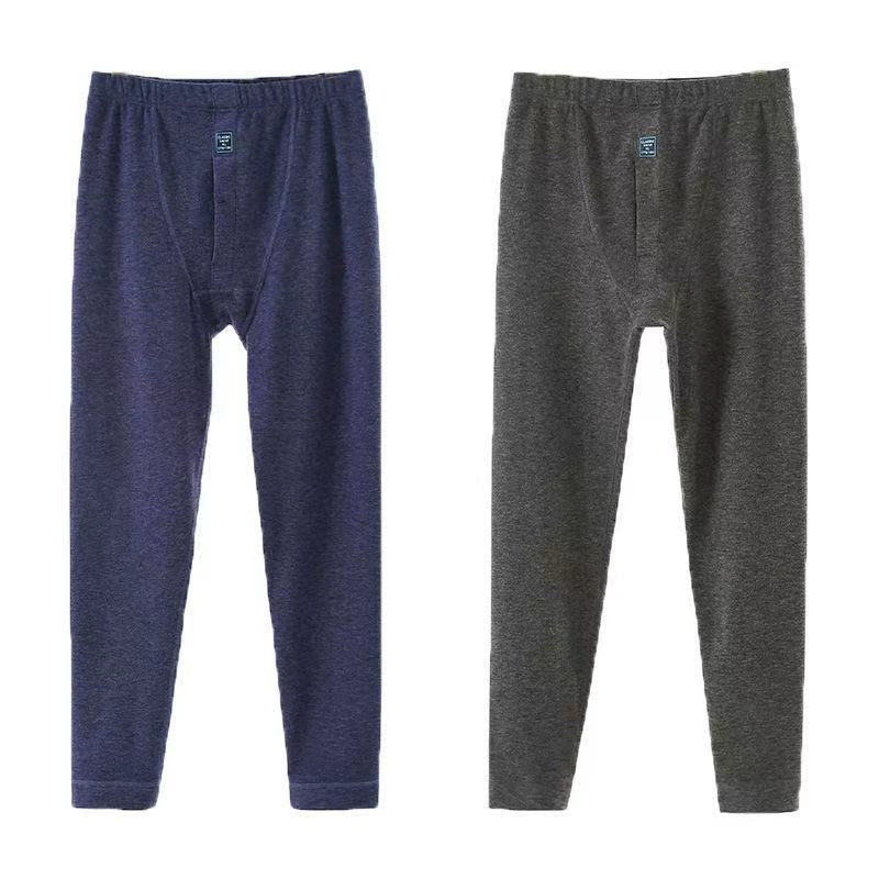 Demi-season woolen keep warm trousers, thin thermal underwear, velvet leggings for men and women
