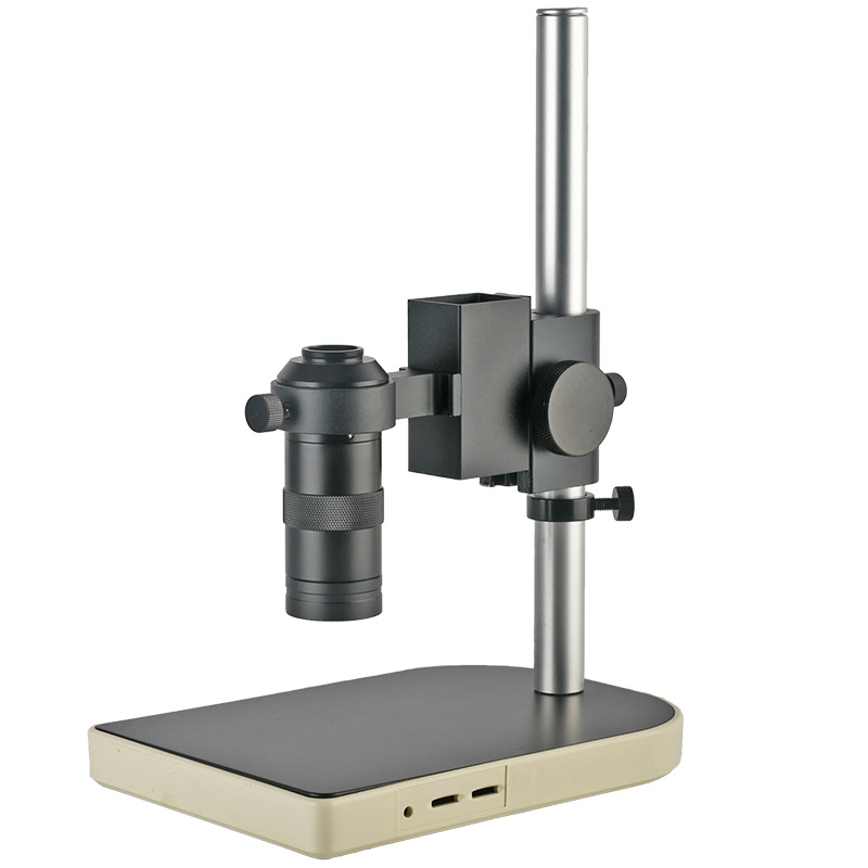批发单筒连续变倍工业数码显微镜100倍镜头放大高清成像标准C接口