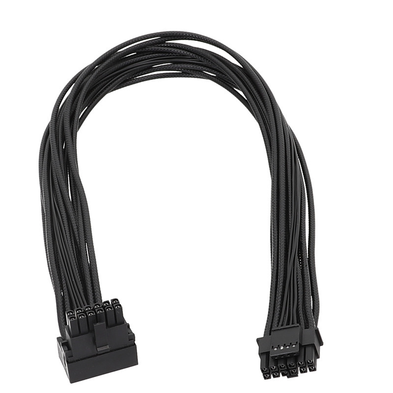 Graphics Card Cable 90-Degree L-Shaped 12Vhpwr 16Pin to 16Pin Module Cable Graphics Card Atx3.0 Embossed Cable