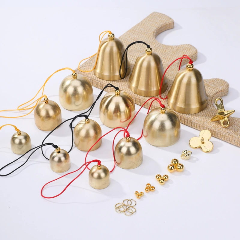 Латунный колокол колокольчик подвеска металлический медный материал diy 2025 Праздник лодок-драконов новый маленький колокольчик Подарочные аксессуары