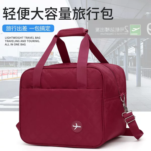 Popular Foreign Trade Waterproof Ultra-Light Carry-On Bag, Can Be Worn Cross-Body, Large Capacity, Suitable for Lunch Boxes, Commuting, Short Trips, Dual-Use Wholesale Bag