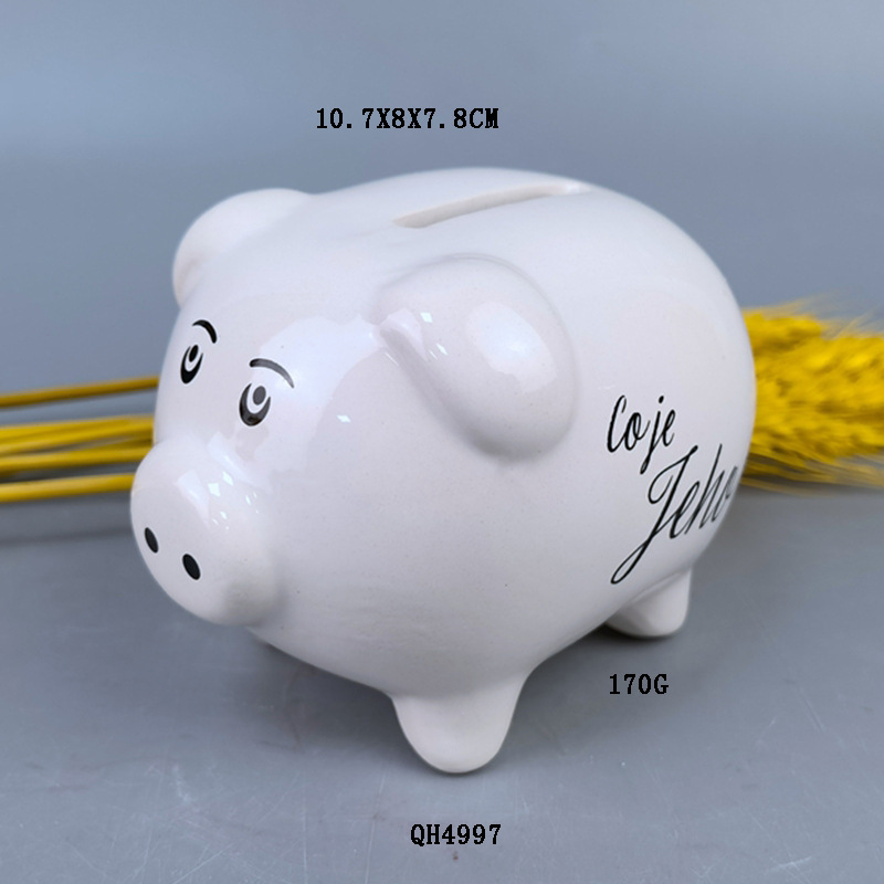 Lugar cuidadosamente seleccionado al por mayor linda alcancía de bebé exquisita alcancía de cerámica pequeña regalo creativo para niños