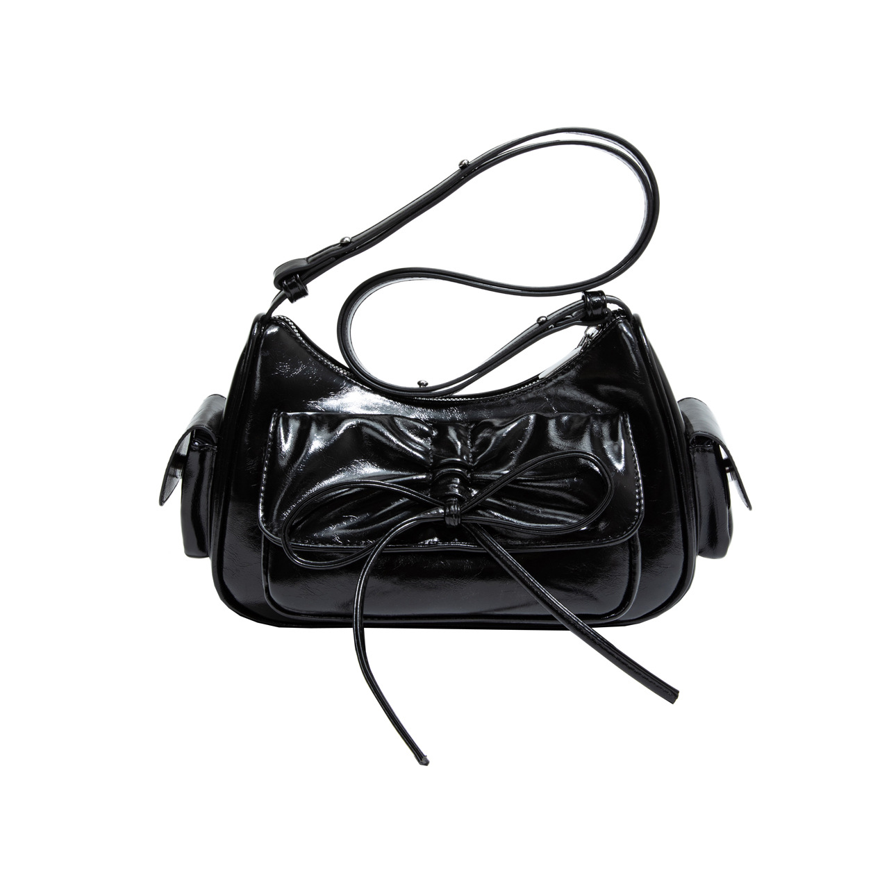 Bolso de axila plisado de nicho para mujer 2025 nuevo bolso de hombro de moda retro de moda bolso de todo fósforo de alta gama