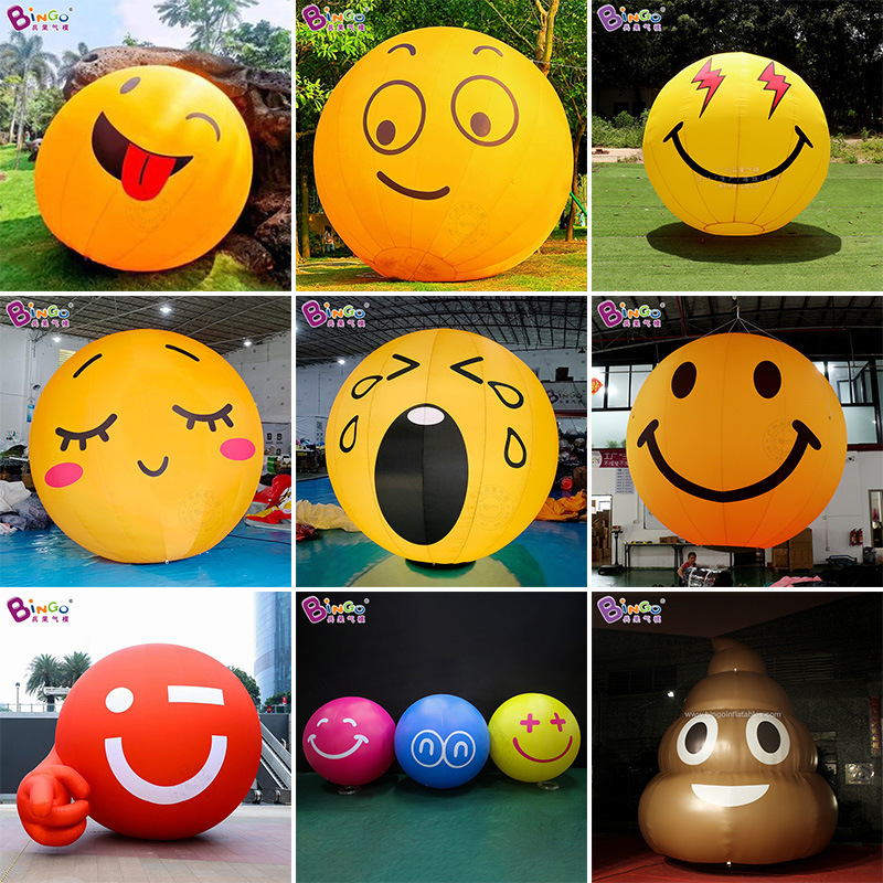 工場直供インフレータブル表情バッグ漫画エアモデルemojiオックスフォード布模型活動開業宣伝装飾|undefined