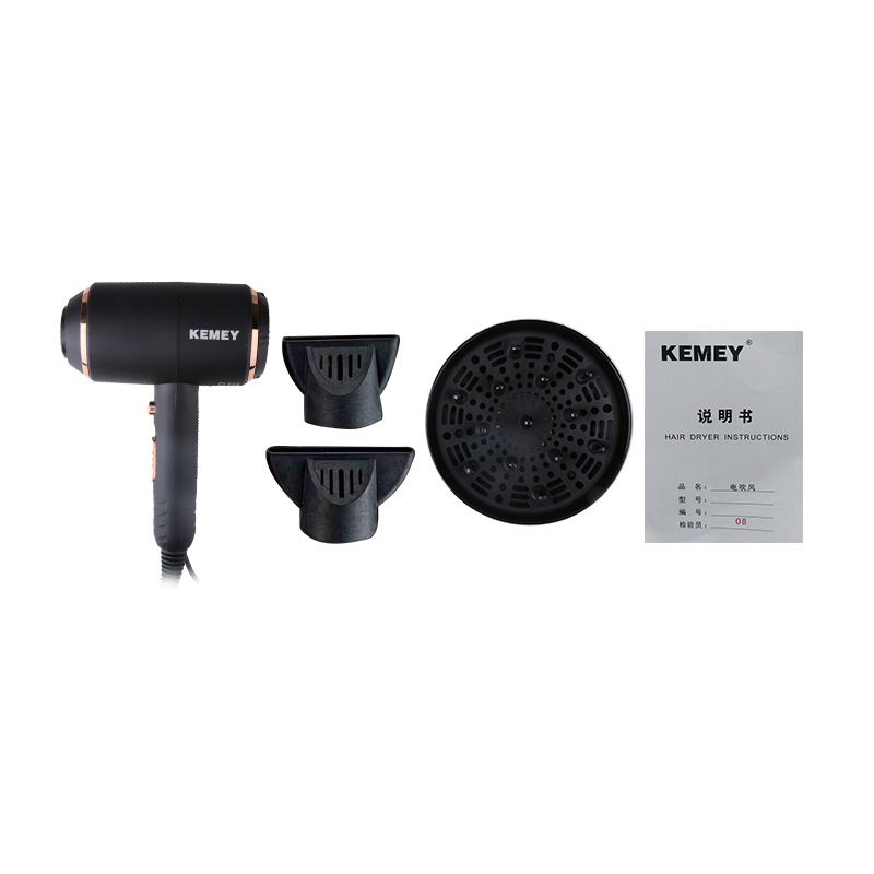 Kemei secador de pelo KM-8896 martillo de tres engranajes ajustable secador de pelo de alta potencia peluquería hogar secador de pelo image 6