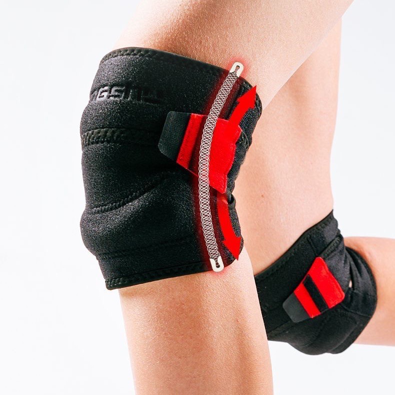 男女运动护膝健身跑步髌骨护膝骑车篮球瑜伽加压硅胶护具厂家批发