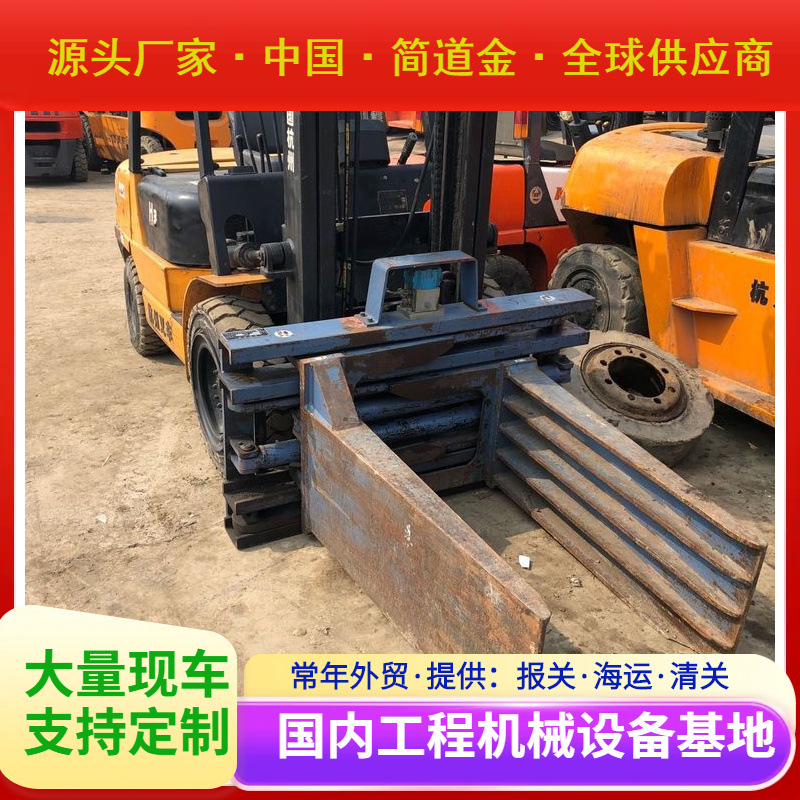 二手软夹抱叉车购买 动力强劲二手圆夹包叉车