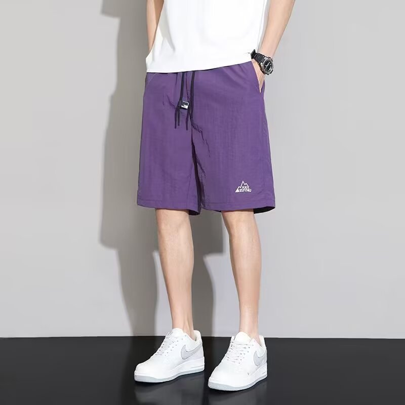 Outdoor Quick-Drying Paratrooper Shorts Men's Summer American Fashion Sports Dopamine Beach Pants Breathable Sun Protection Mid-Pants Trendy