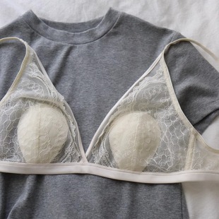 Summer Savior! Always Care for Ultra-Thin Slimming Look Lace Rabbit Ears Mulberry Silk Spring and Summer Slimming Look Breathable Intimates