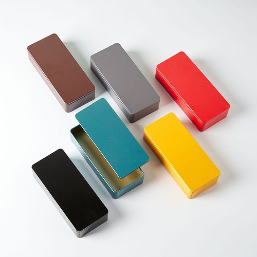 Square tea leaf packaging bag box, two-brewed steel can, portable instant gift, small steel box, new product wholesale