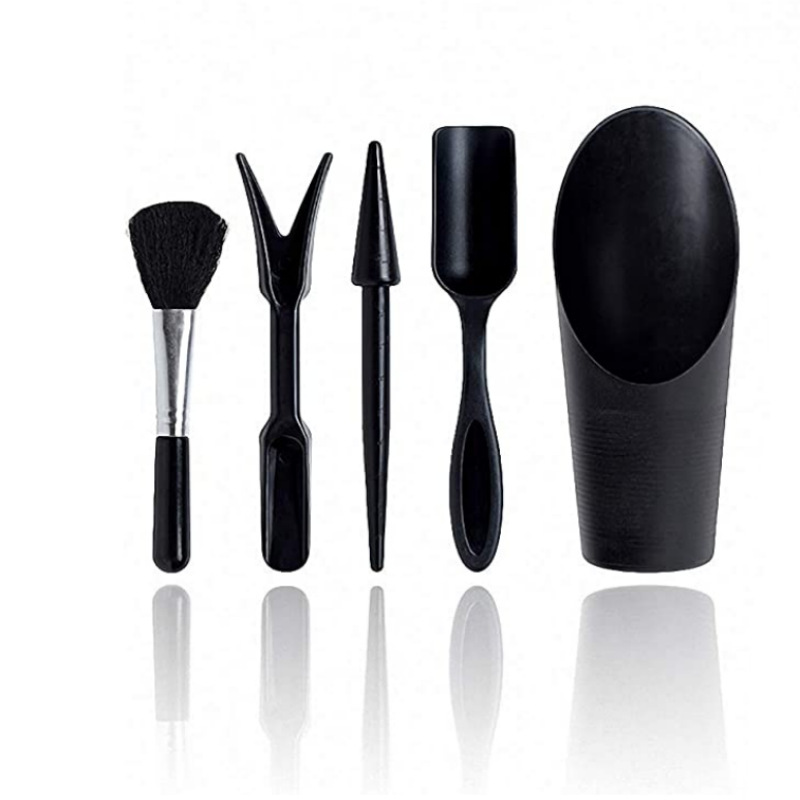 Black gardening 5-piece set