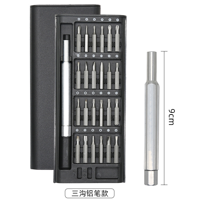 Juego de destornilladores multifunción 25 en uno destornilladores manuales Herramientas de hardware para el hogar Juego de reparación de cabezales de precisión