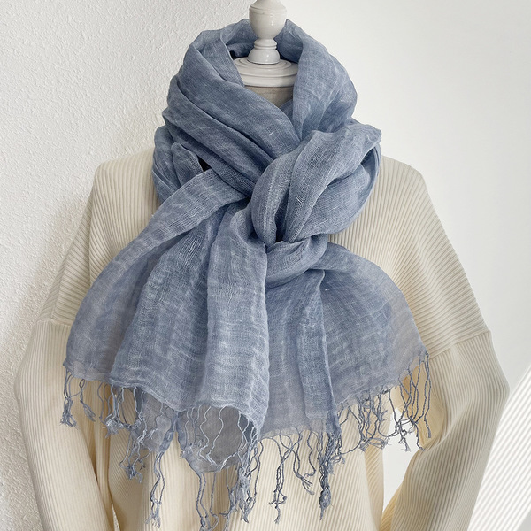 autumn solid color cloak with tassels
