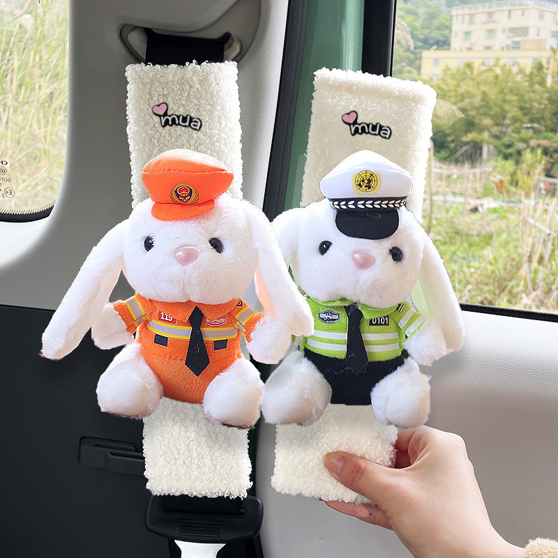 Funda Protectora de Cinturón de Seguridad de Lana de Cordero para Coche image 17