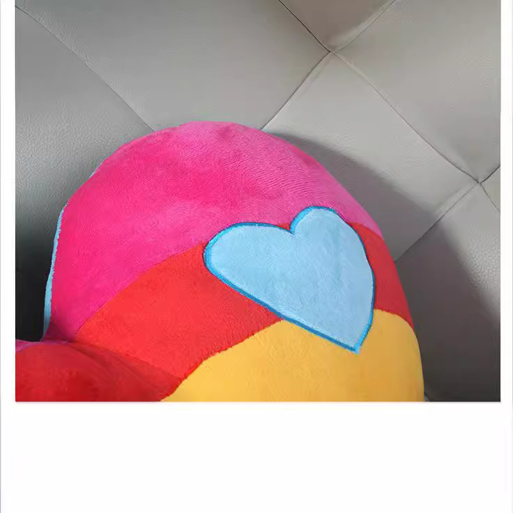 Juguetes de peluche al por mayor Arco Iris amor nubes en forma de corazón pareja de peluche cojín/almohada regalo de cumpleaños