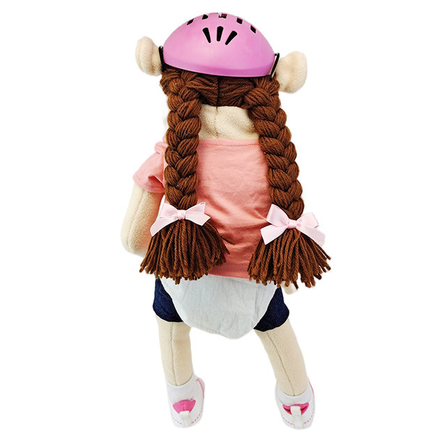 Jeffy Peluche Toy Doll, jouet de marionnettes drôles espiègles avec bouche  de travail, cadeau d’anniversaire pour enfant