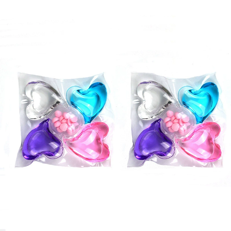 Прямые поставки с завода: пятисекционные капсулы для стирки 5-в-1 с длительным ароматом, низким пенообразованием, легким смыванием, удалением пятен и сильным ароматом.