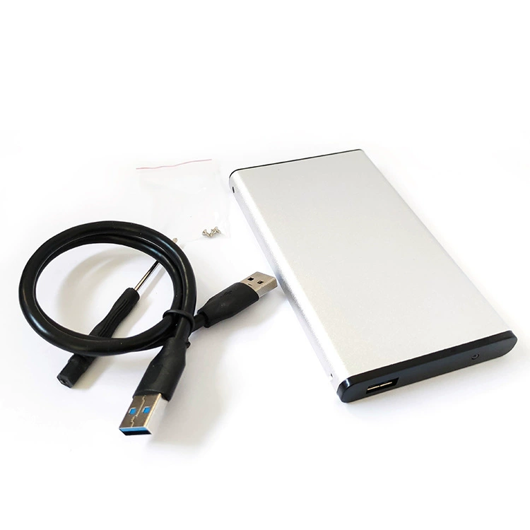 2.5 -inch hard disk box USB3.0 General HDD serial port SATA external mobile aluminum alloy hard disk protective box