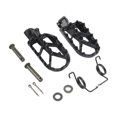 Suitable for Yozma IN10 electric off-road motorcycles; original footrests, anti-slip foot pedals, and foot pedal assembly accessories (Motorcycle pedals) - black-yozma-in-10-foot-pedal