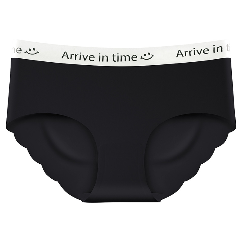 Seda de hielo mujer sin costuras antibacteriano algodón entrepierna algodón verano delgado chica sexy calzoncillos de cintura media refrescante