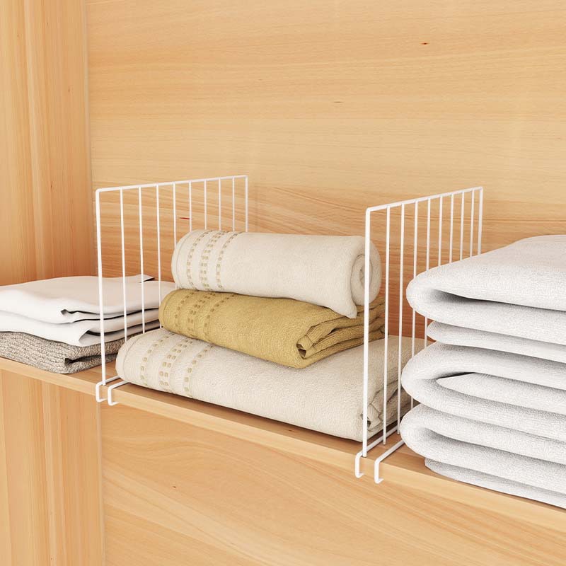 Household wardrobe partition board, room storage rack, clothing divider, shelf partition board, organizing rack