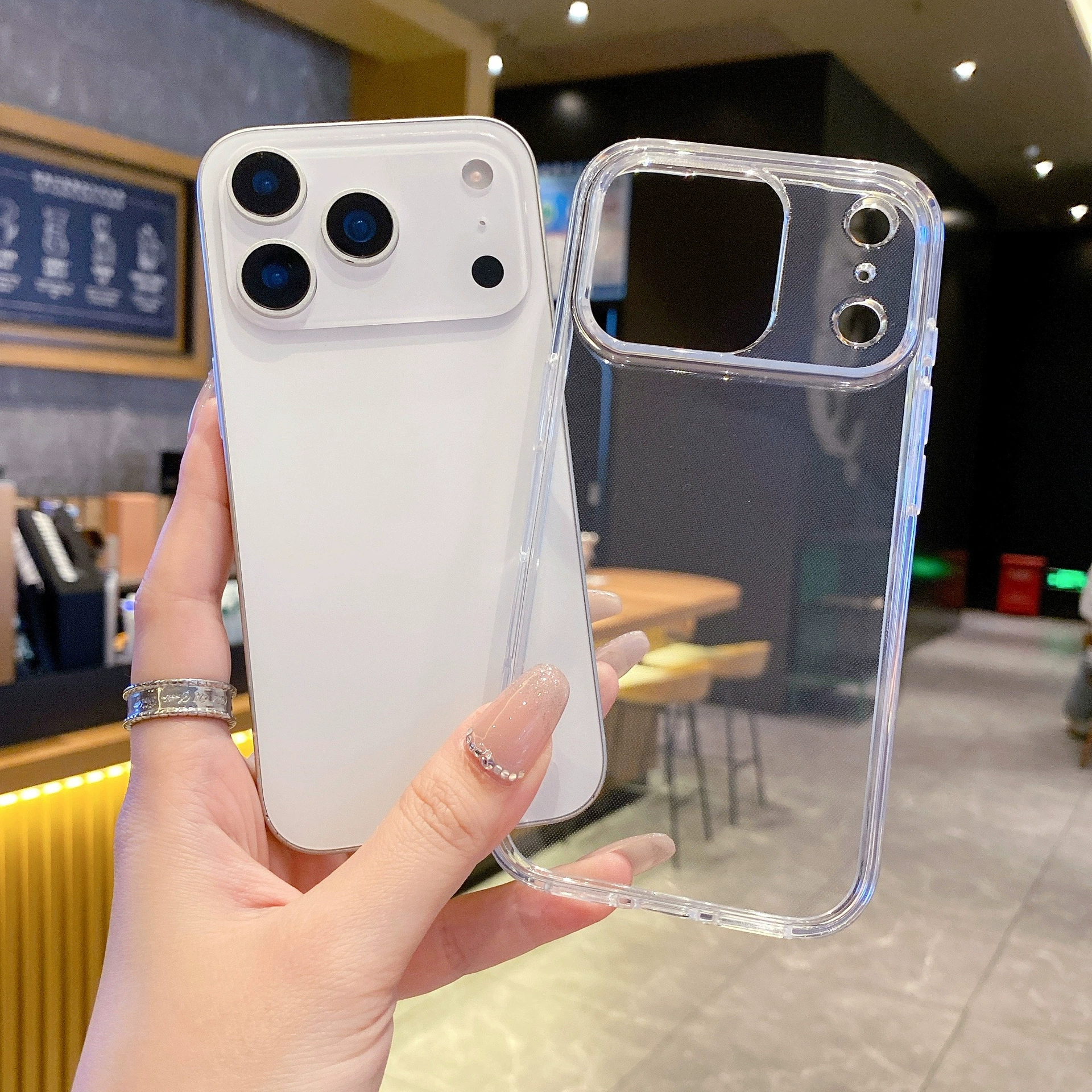 Apple, совместимый iPhone 17, прозрачный чехол для телефона, защитный чехол, 17прот, iphone