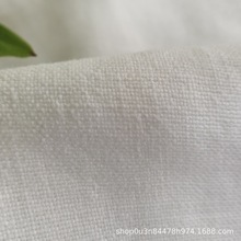 纯亚麻本白380GSM酵素洗沙发布料  法国纯亚麻白色沙发靠垫抱枕布