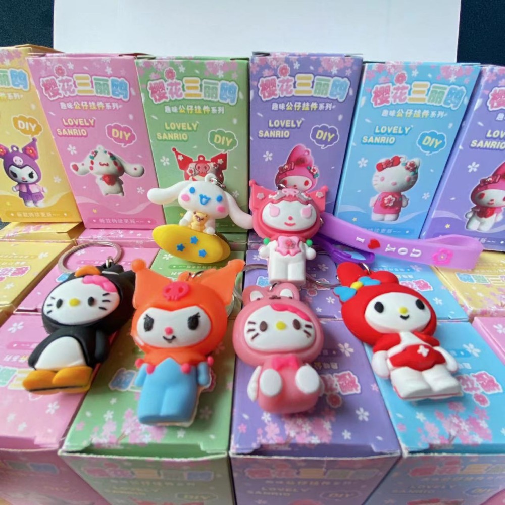 Sanrio muñeca ciega caja coolomi lindo Internet celebridad nueva escuela Premio 61 juguete hecho a mano colgante de dibujos animados