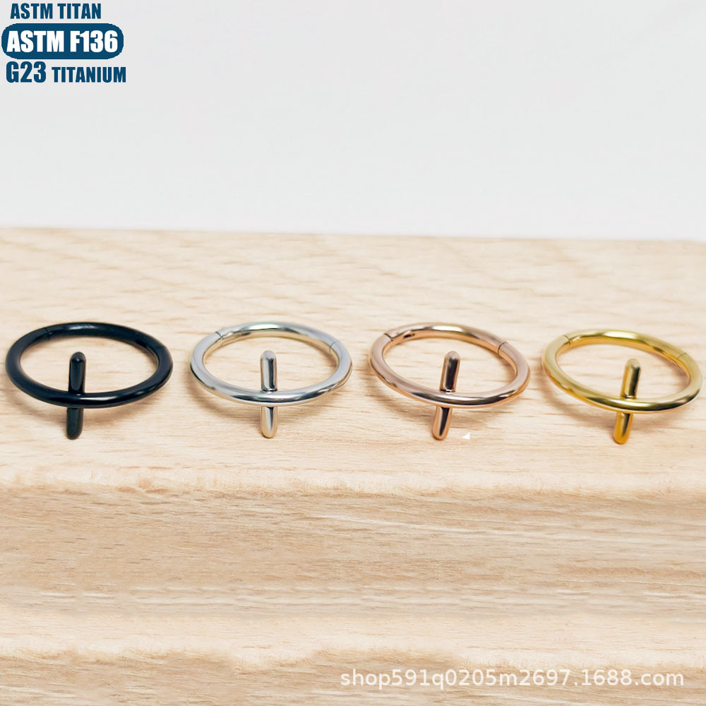 Labret stud lip piercing jewelry styling detail