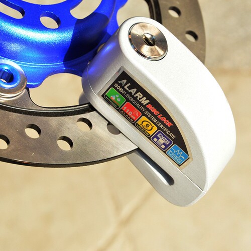 Alarm disc brake lock motorcycle anti-theft lock for bicycle and electric bike waterproof alarm mountain bike lock