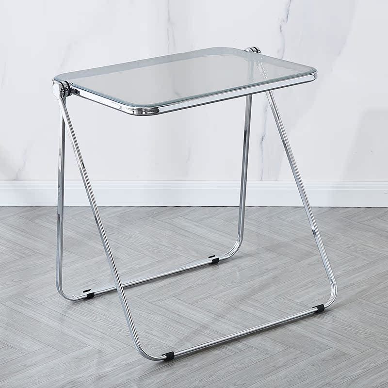접이식 테이블/두껍고 굵은 스모크 그레이(테이블 높이 68cm)