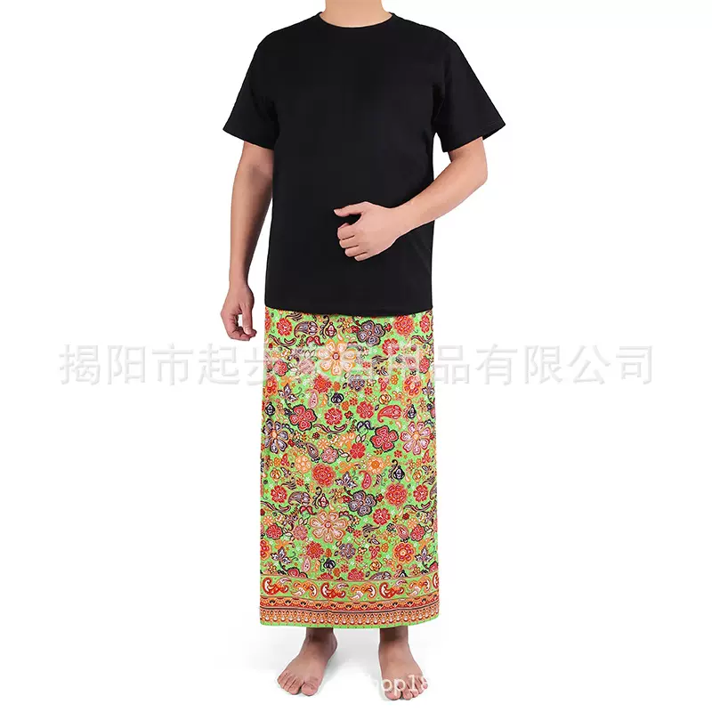 传统隆基裙东南亚民族服饰印度尼西亚纱笼裙